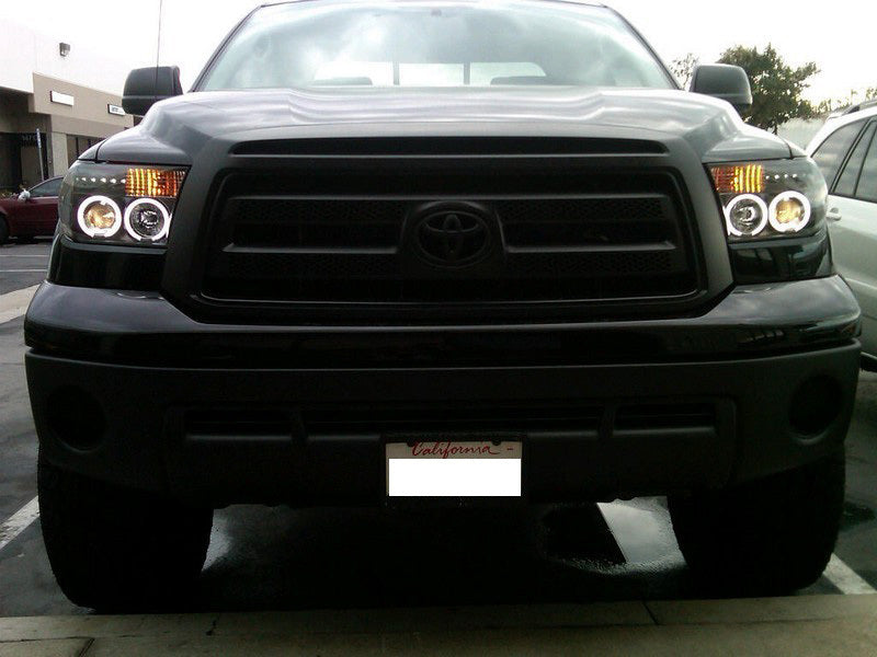 Spyder Toyota Tundra 07-13 Projector Headlights CCFL Halo LED Blk PRO-YD-TTU07-CCFL-BK 5030306