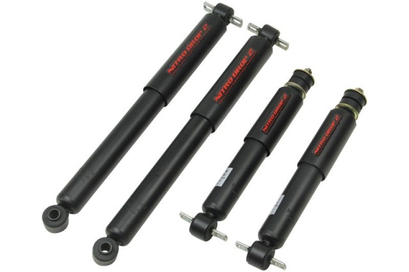 Belltech SHOCK SET NITRO DROP 2 88-94 Chevy / GMC C1500 / C2500 2WD 9137