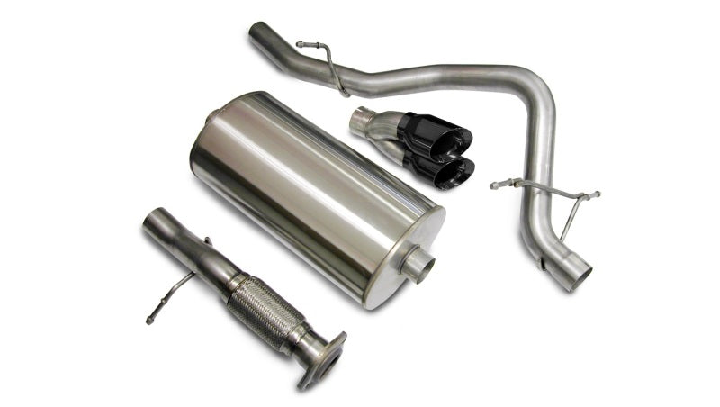 Corsa Performance 07-08 Chevrolet Tahoe 5.3L V8 Black Sport Cat-Back Exhaust
