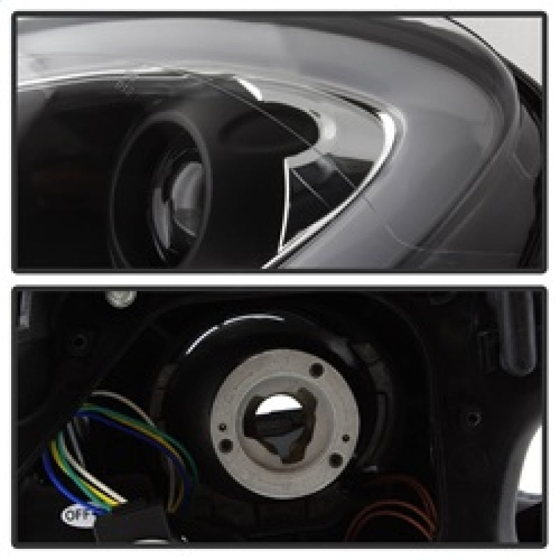 Spyder Mini Cooper Countryman 11-15 Headlights - Halogen Model Only - Black PRO-YD-MCO11-DRL-BK 5083449