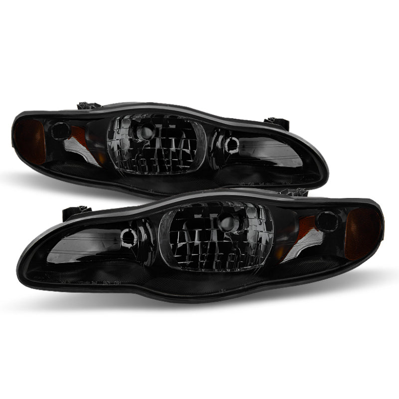 SPYDER Xtune Chevy Monte Carlo 00-05 OEM Style Headlights Black Smoked HD-JH-CMC00-AM-BSM 9028939