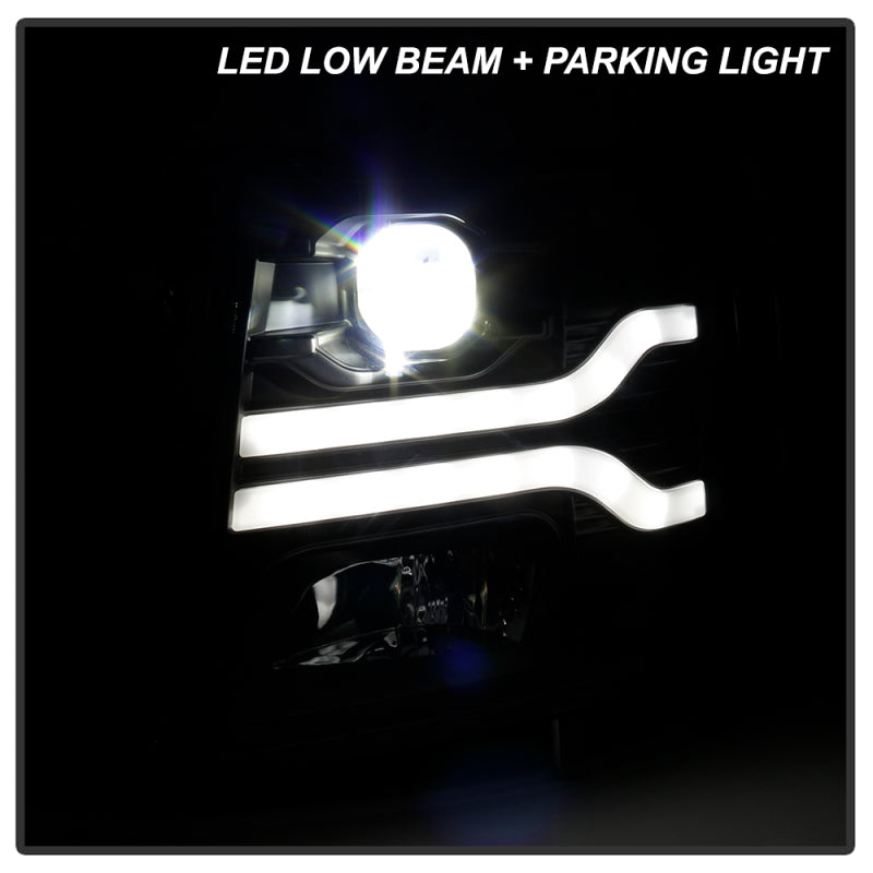 Spyder Chevy Silverado 1500 07-13/2500HD/3500HD 07-14 LED Black PRO-YD-CS07V3PL-BK 5087614