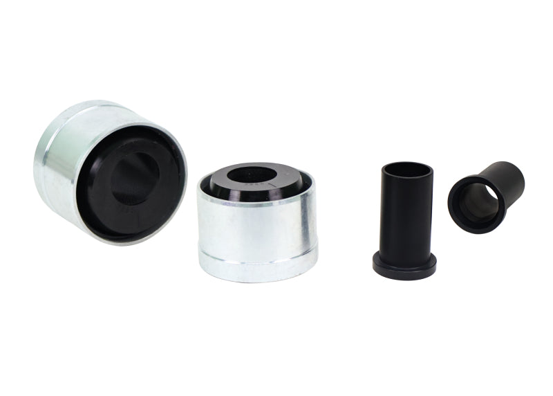 Whiteline 2009+ Nissan 370Z / Z Lower Control Arm - Inner Rear Bushing Kit (Double Offset) W56441