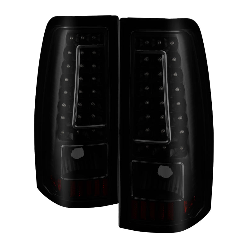 SPYDER xTune 99-02 Chevy Silverado 1500/2500/3500 V2 LED Tail Lights - Black Smoke (ALT-ON-CS99-G2-LED-BSM) 9038471
