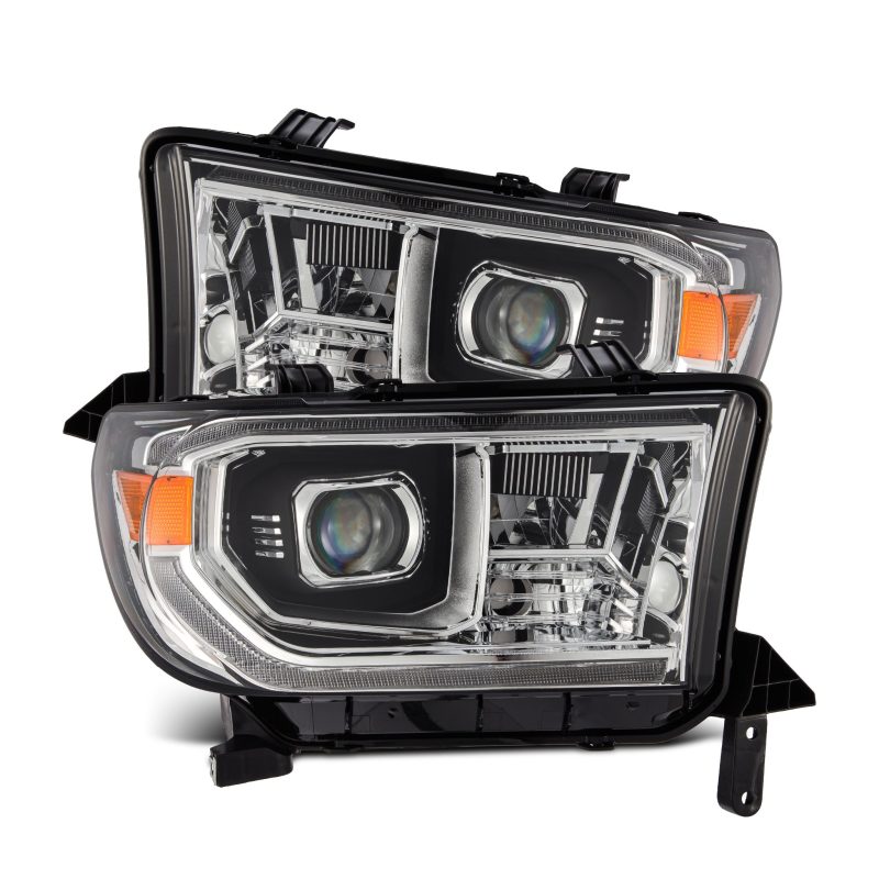 AlphaRex 07-13 Toyota Tundra / 08-17 Sequoia LUXX LED Proj HL Chrome w/Actv Light / Seq. Sig + DRL 880824 *Discontinued