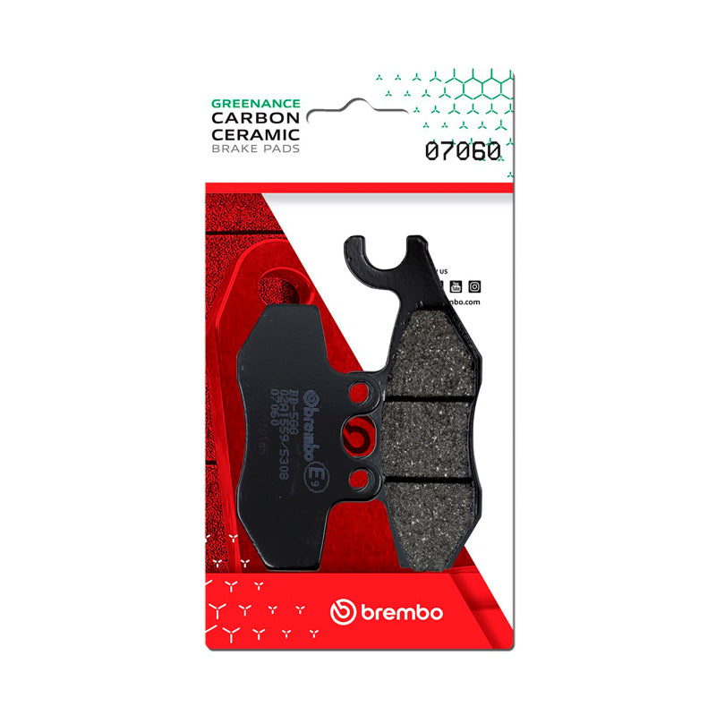 Brembo OE Piaggio X-Evo/Piaggio Mp3/Piaggio X10/Piaggio Medley Carbon Ceramic Brake Pad - Rear 07060