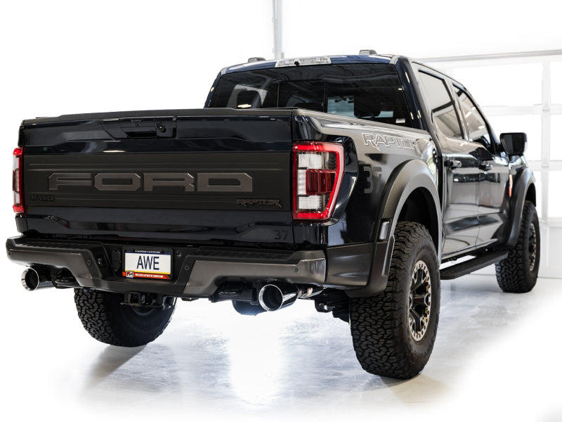 AWE Tuning AWE Gen 3 Raptor SwitchPath Exhaust  - Chrome Silver Tips 3025-32356