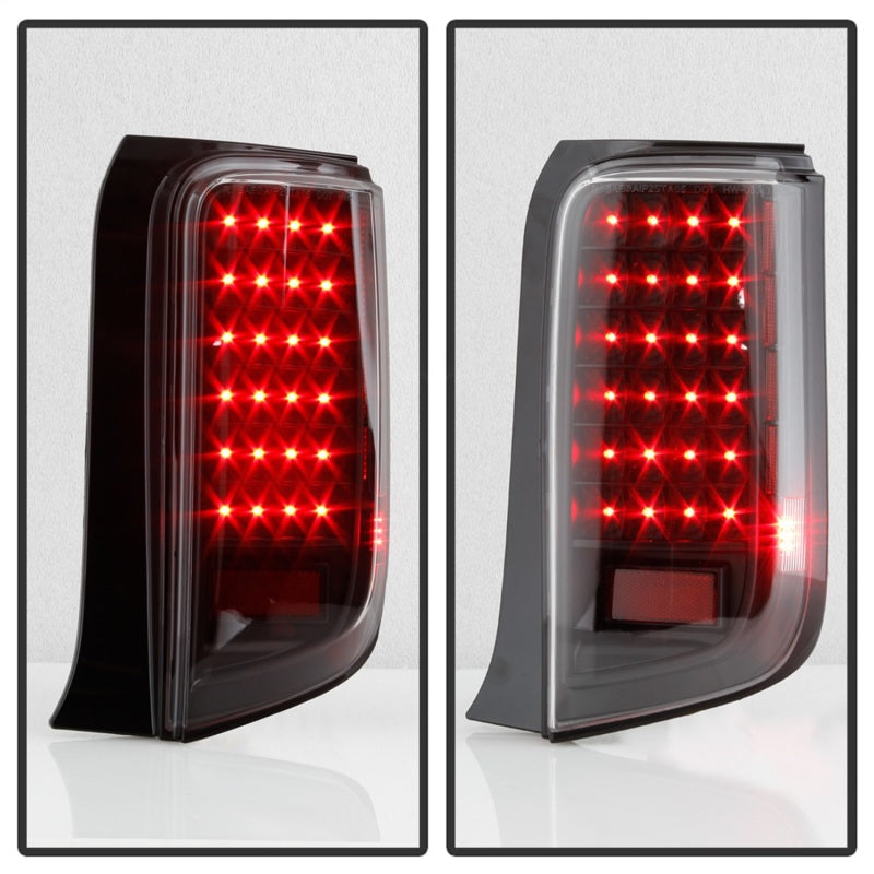 SPYDER Xtune Scion Xb 08-10 LED Tail Lights Black ALT-ON-TSXB08-LED-BK 5013156