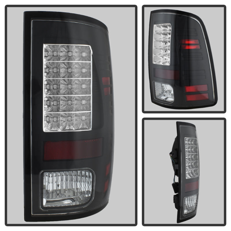 Spyder Dodge Ram 1500 13-14/Ram 2500 13-14 LED Tail Lights LED Model only - Blk ALT-YD-DRAM13-LED-BK 5077530