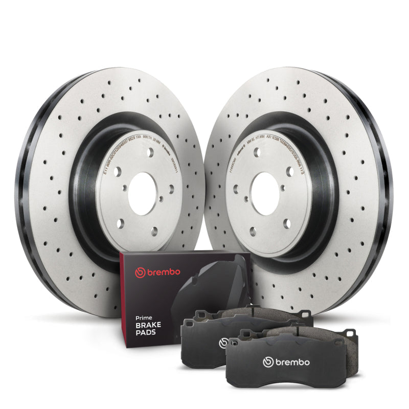 Brembo OE 2009 Porsche Boxster/11-12 Boxster/2007 Cayman/2009 Cayman/2012 Cayman Rear Disc Brake Kit KT04285