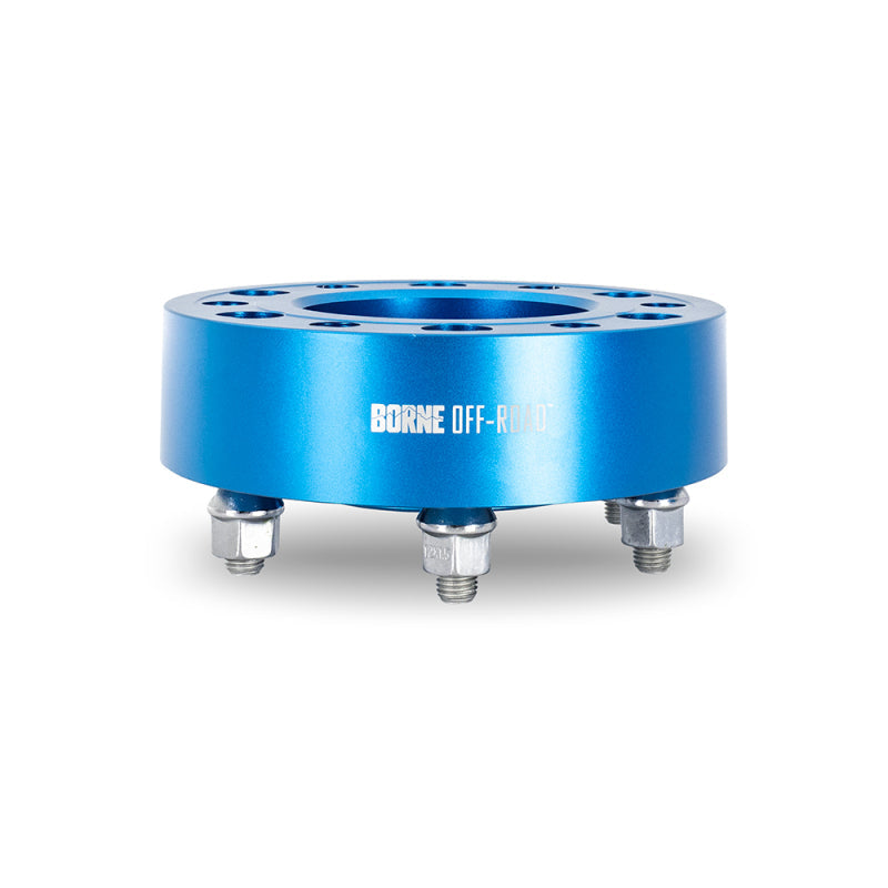 Borne Off-Road Wheel Spacers - 6x139.7 - 93.1 - 50mm - M12 - Blue BNWS-001-500BL