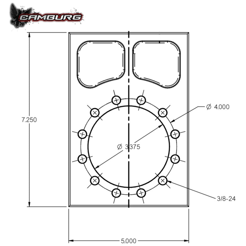 Camburg 4130 TT Bolt-on Spindle Snout Block CAM-010061