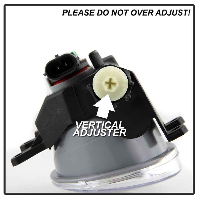 Spyder 19-21 Toyota RAV4 OEM Style Fog Light w/ OEM Switch - Clear FL-TRAV419-C 5087126