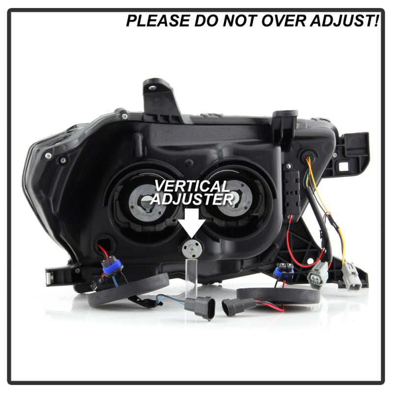 Spyder Toyota Tacoma 16-18 (TRD Model Only) Projector Headlights Black Smoke PRO-YD-TT16V1-SEQ-BSM 5087553