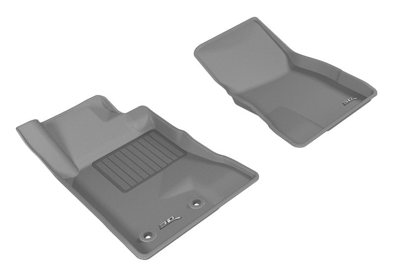 3D MAXpider 2015-2020 Ford Mustang Kagu 1st Row Floormat - Gray L1FR08511501