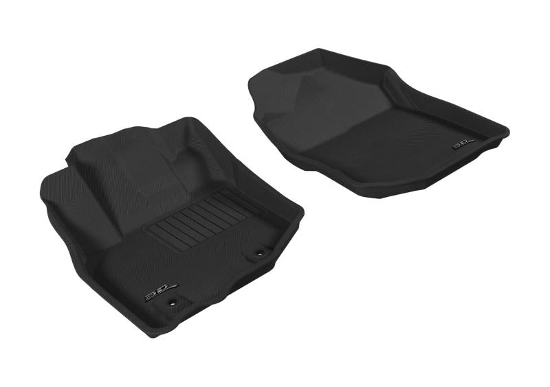3D MAXpider 2009-2013 Honda Fit Kagu 1st Row Floormat - Gray L1HD04211501