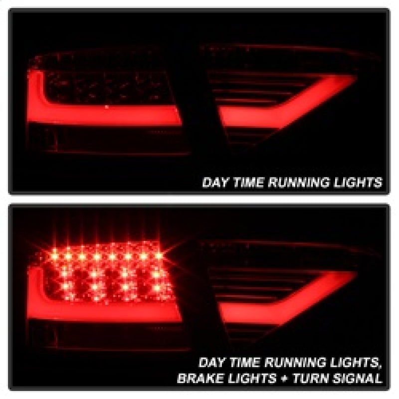 Spyder 08-12 Audi A5 LED Tail Lights - Red Clear ALT-YD-AA508V2-LED-RC 5083258