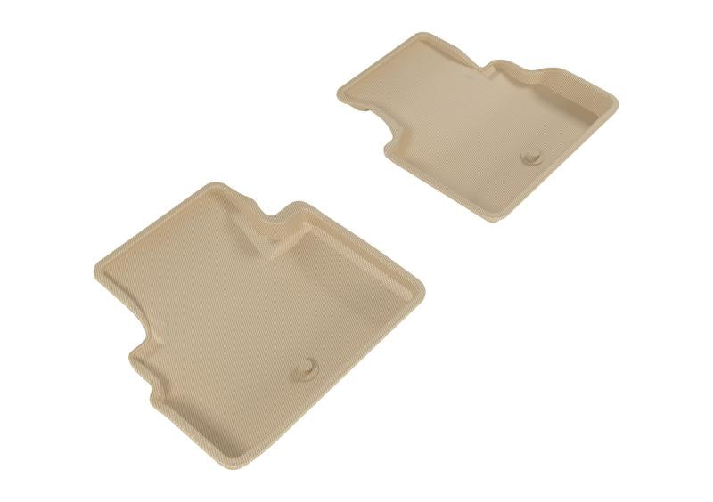 3D MAXpider 2017-2019 Infiniti Q60 Kagu 2nd Row Floormats - Tan L1IN02721502