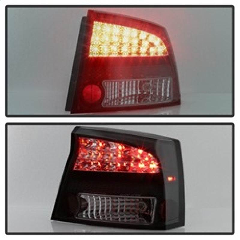 Spyder 06-08 Dodge Charger LED Tail Lights - Black Smoke ALT-YD-DCH05-LED-BSM 5084408