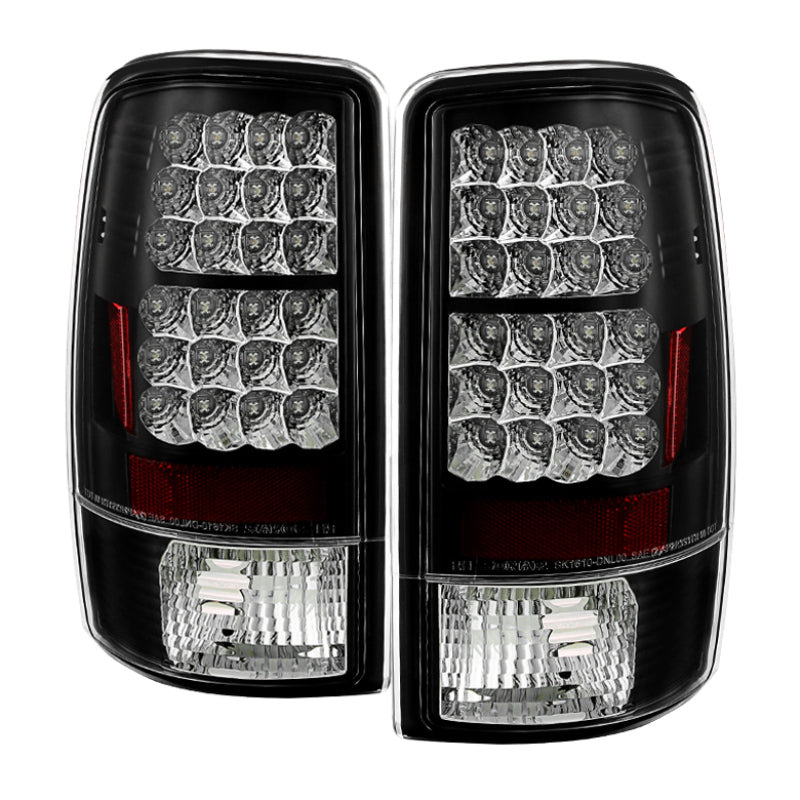 Spyder Chevy Suburban/Tahoe 1500/2500 00-06/GMC Yukon LED Tail Lights Black ALT-YD-CD00-LED-BK 5001528