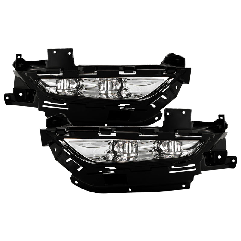 Spyder Chrysler 200 2015-2016 OEM Style Full LED Fog Lights W/Universal Switch- Clear 5086945