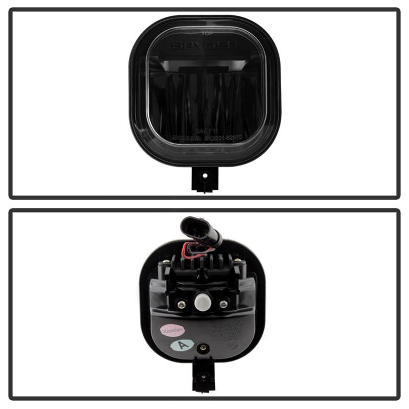 Spyder Ford Superduty 11-14 LED Fog Lights Black FL-YD-FS11-LED-BK 5081100