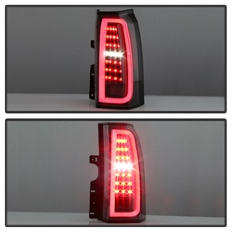 Spyder Chevy Tahoe / Suburban 15-17 Light Bar LED Tail Lights - Black (ALT-YD-CTA15-LED-BK) 5084583