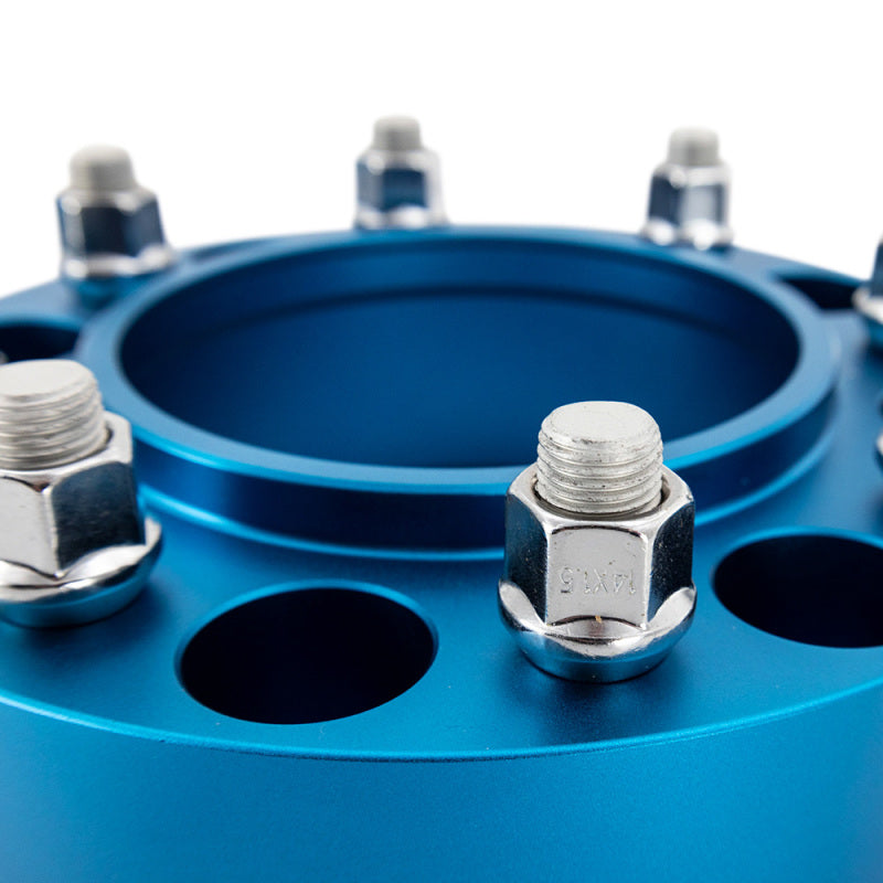 Borne Off-Road Wheel Spacers 8X165.1 121.3 45 M14 Blu BNWS-006-450BL