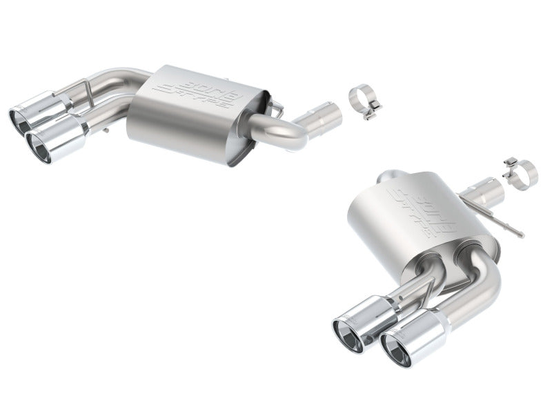 Borla 2016 Chevy Camaro 6.2L AT/MT S-Type Rear Section Exhaust w/o Dual Mode Valves 11920