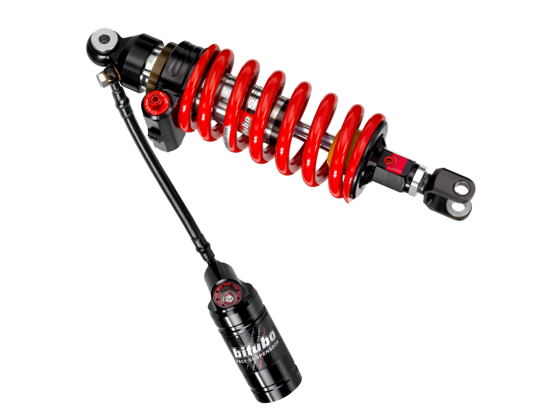 Bitubo Suspension Bitubo CLU3 Monoshock Adjustable: Hydraulic Spring Preload, Reb., Double Comp., Length, Red Spring Y0161CLU31V2