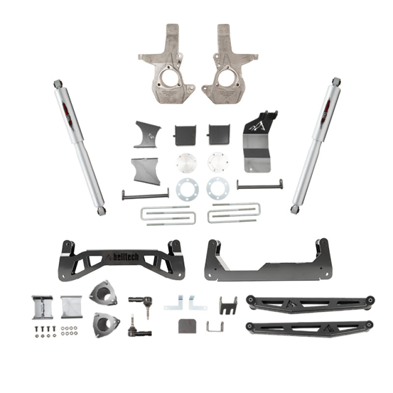 Belltech 16-18 Chevrolet Silverado / GMC Sierra 1500 4WD 7-9" Suspension Lift Kit w/ Shocks 150203BK