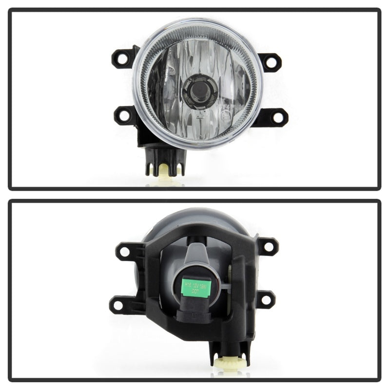 Spyder 19-21 Toyota RAV4 OEM Style Fog Light w/ OEM Switch - Clear FL-TRAV419-C 5087126