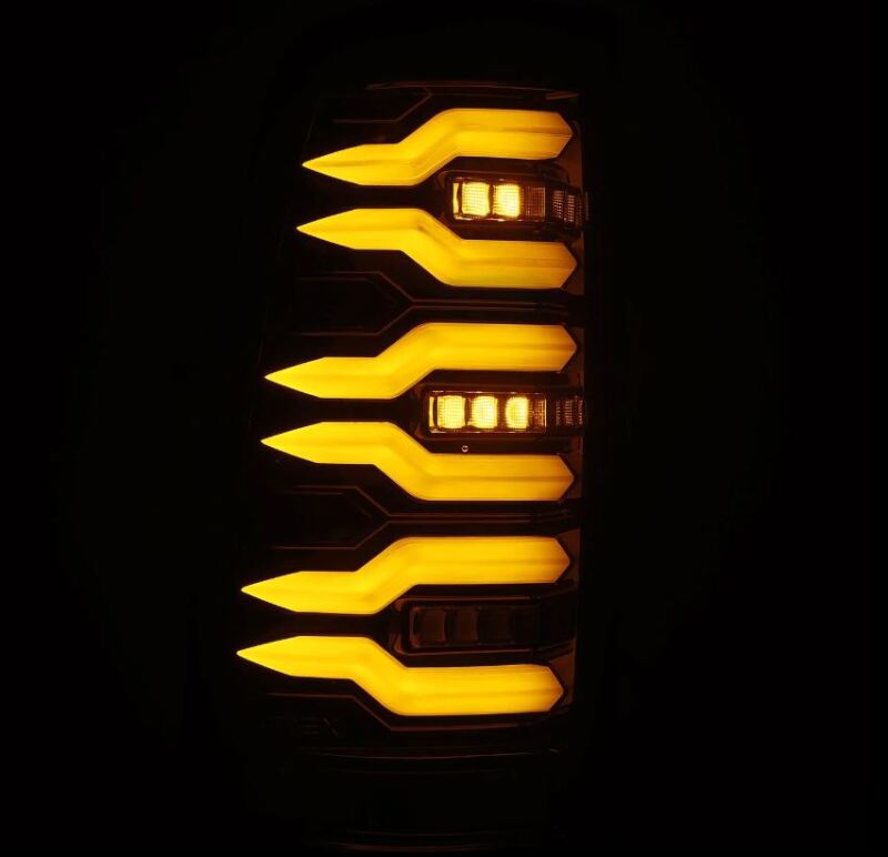 AlphaRex 99-06 Chevrolet Silverado/99-06 GMC Sierra LUXX-Series LED Tail Lights - Black 620006 *Discontinued