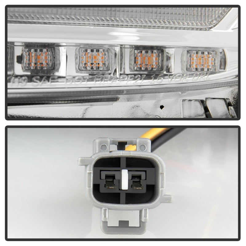 Spyder 16-20 Toyota Tacoma LED Model Only High-Power LED Headlights - Chrome PRO-YD-TT16LEDAP-C 5088383