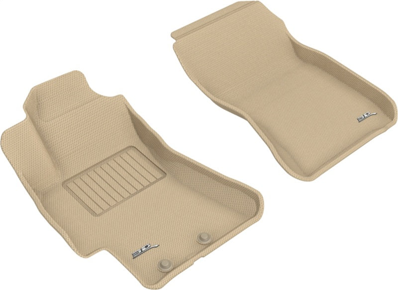 3D MAXpider 08-11 Subaru Impreza / WRX / 08-04 Impreza WRX STI Kagu 1st Row Floormats - Tan L1SB02511502
