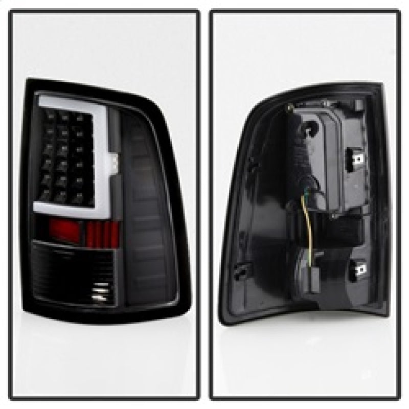 SPYDER xTune 13-18 Dodge Ram 1500 LED Tail Lights - Black (ALT-ON-DRAM13V2-LBLED-BK) 9041013