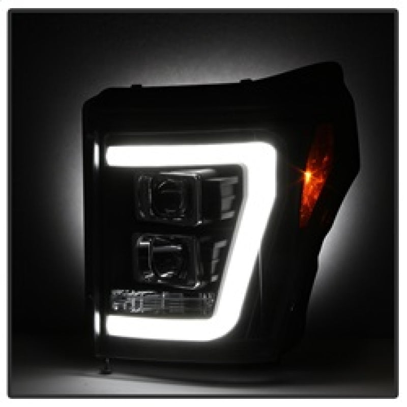 Spyder Ford F-250/F-350/F450 Super Duty 11-16 V2 Projector Headlights - Black (PRO-YD-FS11V2-LB-BK) 5084460