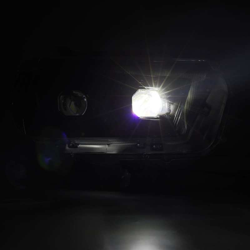 AlphaRex 10-13 Toyota 4Runner LUXX LED Proj Headlights Plank Style Alpha Black w/Seq Signal/DRL 880756 *Discontinued
