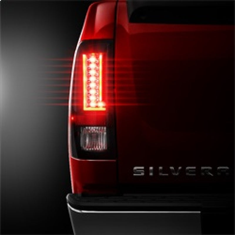 Spyder 07-13 Chevy Silverado (Exc 2010 Model) Verison 2 LED Tail Lights ALT-YD-CS07V2-LED-BSM 5082626