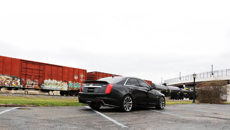 Corsa Performance 2016 Cadillac CTS V 6.2L V8 2.75in Black Sport Axle-Back Exhaust