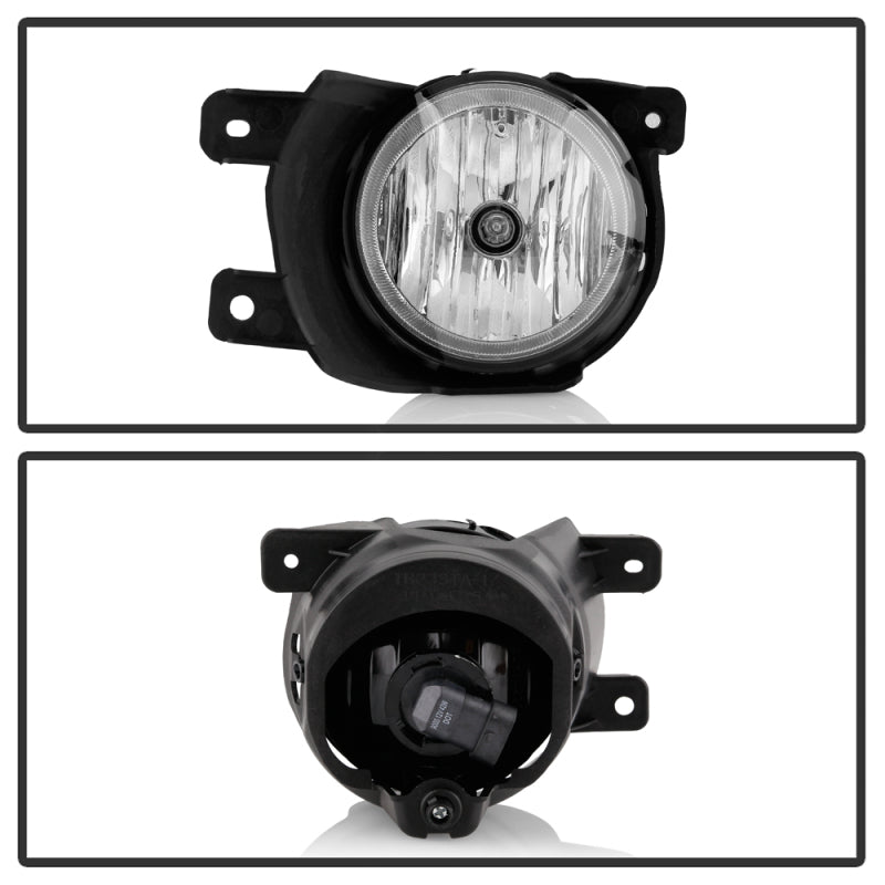 Spyder Toyota Sequoia 08-16 OEM Style Fog Lights w/OEM Fit Switch - Fog Bulbs-4145(Included) - Clear 5087133
