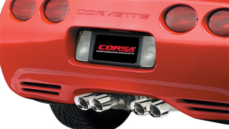 Corsa Performance 97-04 Chevrolet Corvette C5 Z06 5.7L V8 Polished Xtreme Cat-Back + XO