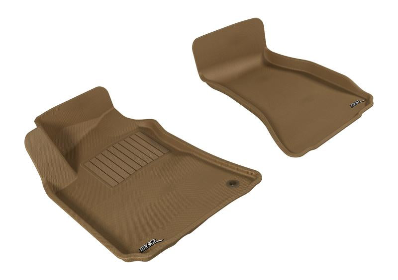3D MAXpider 2008-2010 Dodge Challenger Kagu 1st Row Floormat - Tan L1DG01511502