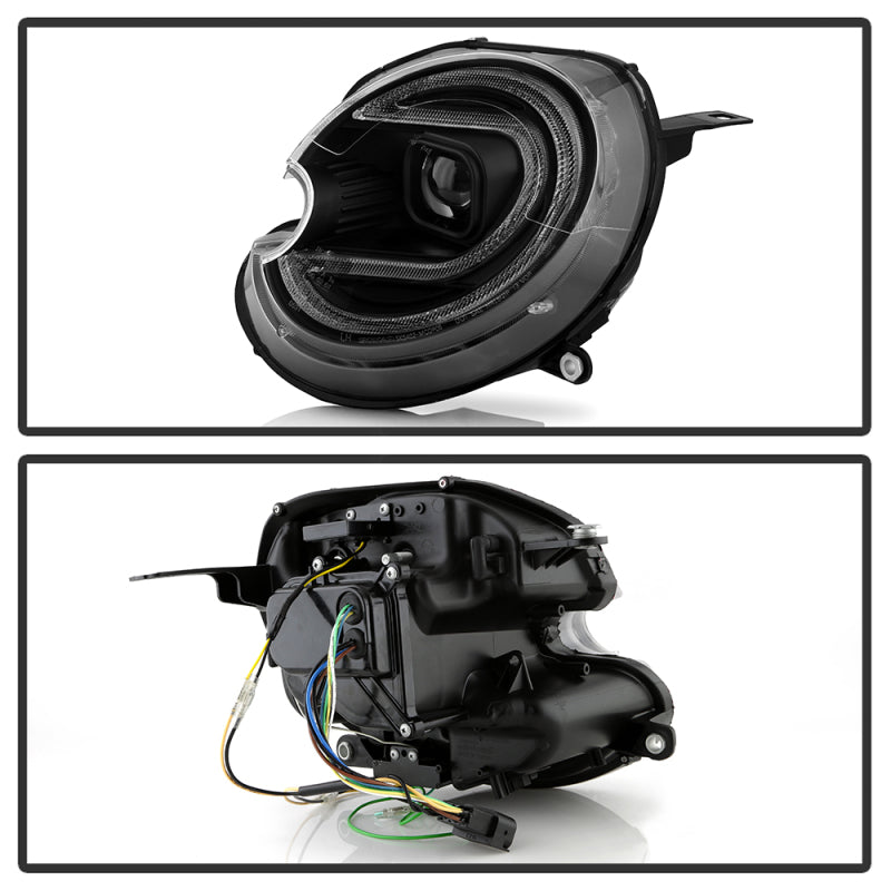 Spyder Mini Cooper 07-12 V2 Xenon/HID Only Projector Headlights - Black PRO-YD-MC07V2HIDSI-SBLB-BK 5088222