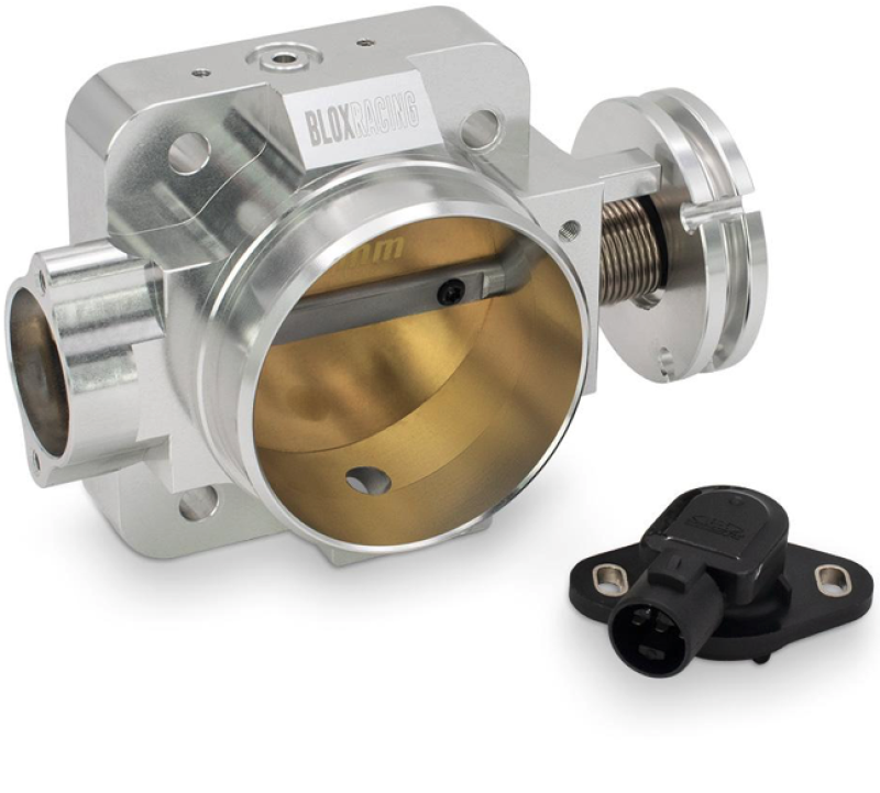 BLOX Racing Honda B/D/H/F Series Engines 74mm Silver Billet Throttle Body V2 BXIM-00204-SI-V2