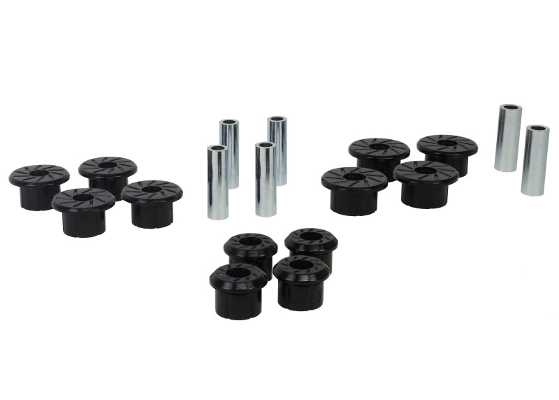 Whiteline 1999-2018 Chevrolet Silverado 1500 Spring - Eye Front/Rear And Shackle Bushing W73821