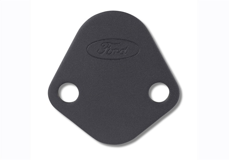 Ford Fuel Pump Block-Off Plate Black w/Ford Logo FRD302-291