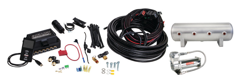 AIRLIFT 3P (3/8" Air Line,2.5 Gallon Lightweight Raw Aluminum Tank)
