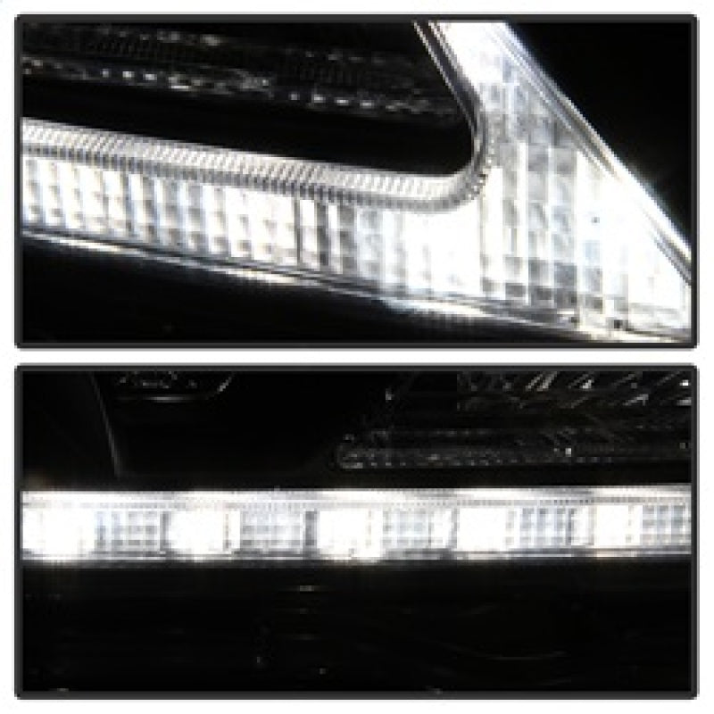Spyder 2015-2017 Toyota Sienna Projector Headlights - DRL LED - Black PRO-YD-TSEN15-DRL-BK 5084002