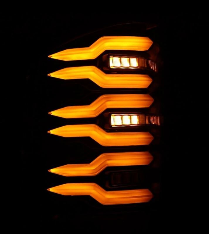 AlphaRex 07-13 Chevrolet Silverado 1500 (Ex. Hybrid Models) LUXX-Series LED Tail Lights Alpha-Black 620090 *Discontinued